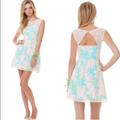 Lilly Pulitzer Dresses | Lilly Pulitzer Morrison Lace Overlay Dress Size 6 | Color: Pink/White | Size: 6
