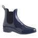 J. Crew Shoes | J Crew Chelsea Rain Boot Rubber Navy Blue Size 7 Pull On Ankle Booties | Color: Blue | Size: 7