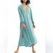 Free People Dresses | Free People Beach Primrose Bohemian Flowy Blue Green Oversized House Maxi Dress | Color: Blue/Green | Size: S