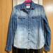 American Eagle Outfitters Tops | American Eagle Outfitters Size Medium Denim Ombre Chambray Button Up Shirt | Color: Blue/White | Size: M