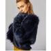 Free People Jackets & Coats | Nwt Free People Faux Fur Coat In Blue Size Xs | Color: Blue | Size: Xs