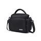 AFGRAPHIC Camera Bag Black Waterproof Shoulder Bag Padded Crossbody Bag for Canon RF-S 10-18mm f/4.5-6.3 is STM Lens with Canon EOS R5, R6, R6 Mark II Camera