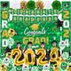 Graduation Party Decorations Green and Gold Class of 2024 Graduation Party Supplies Include Grad Backdrop, Banner, Porch Sign, Balloons, Foil Number 2024 for Congrats Grad Party Supplies