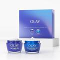 Olay Skincare Gift Set: Hyaluronic Acid Face Moisturiser + Retinol 24 Night Cream, Skin Care Christmas Gifts For Women With Niacinamide, For Smooth & Hydrated Skin, 50ml + 50ml
