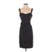 Nanette Lepore Casual Dress - Party Sweetheart Sleeveless: Black Print Dresses - Women's Size 0