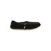 TOMS Flats: Black Print Shoes - Women's Size 8 - Almond Toe