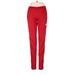 Adidas Track Pants - High Rise: Red Activewear - Women's Size X-Small