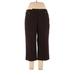 Larry Levine Dress Pants - High Rise: Brown Bottoms - Women's Size 14