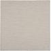 Nourison Ivory/Silver Courtyard Area Rug 6' x 6' Square - Nourison 99446162717