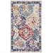 Nourison Blue Multicolor Grafix Area Rug 3' x 5' - Nourison 99446900418