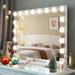 Wade Logan® Benvida Frameless Lighted Wall Mounted Mirror Metal in White | 24.6 H x 32 W x 0.79 D in | Wayfair 812DA27271D8432F9AABEF3D7836B4C3
