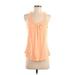 VS Bra Tops Active Tank: Orange Activewear - Women's Size X-Small