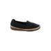 Clarks Flats: Black Print Shoes - Women's Size 8 - Almond Toe