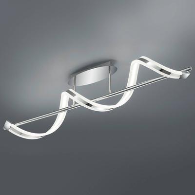 Trio Lighting LED Deckenlampe Sydney, dimmbar, chrom / silber, für Wohn- / Esszimmer, Metall, Modern, LED Deckenleuchte Image