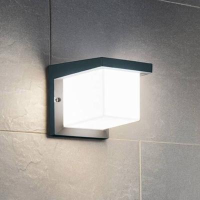 EGLO LED Aussenwandleuchte Desella, schwarz, Aluminium, Modern, LED Wandleuchte außen Image