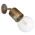 Moretti Luce Wandleuchte Orti mit Gelenk, messing antik