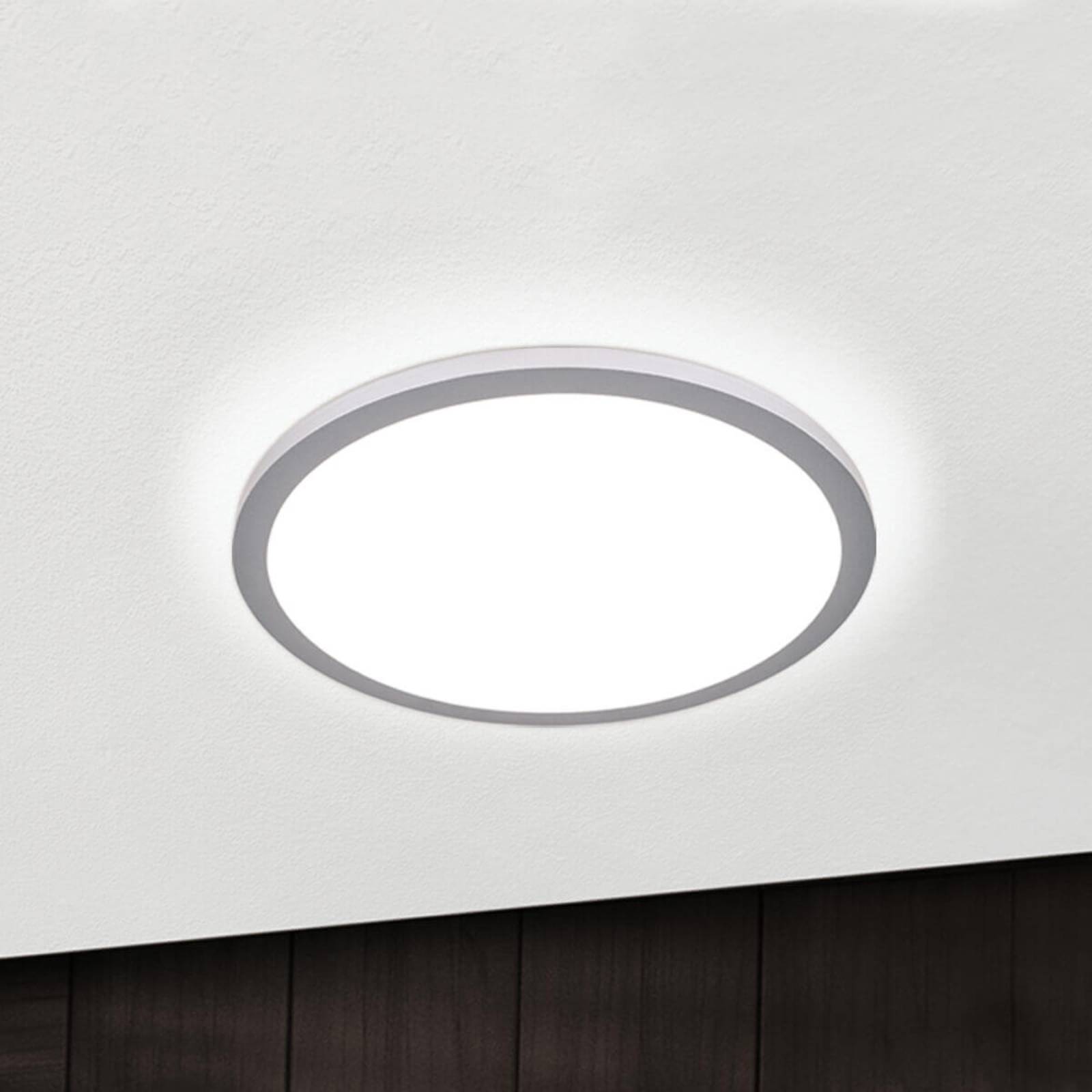 ORION LED Deckenlampe Aria, dimmbar, alu / grau / zink, für Wohn- / Esszimmer, Aluminium, Modern, LED Deckenleuchte
