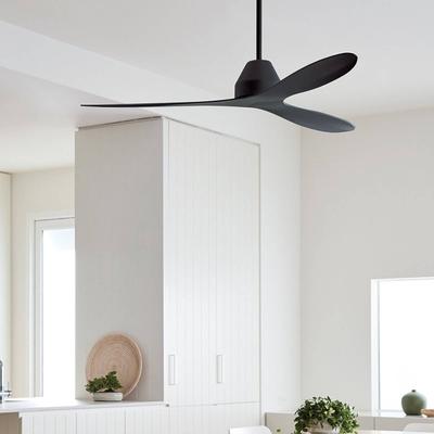 Beacon Lighting Deckenventilator Whitehaven, schwarz, leise, Ø 142 cm Whitehaven, schwarz, für Wohn- / Esszimmer, Kunststoff, Modern