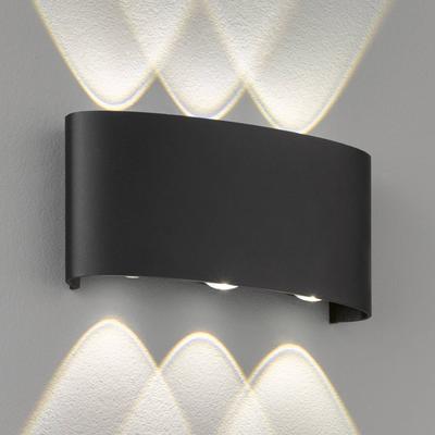 FISCHER & HONSEL LED-Außenwandleuchte Berlin, sechsflammig Image