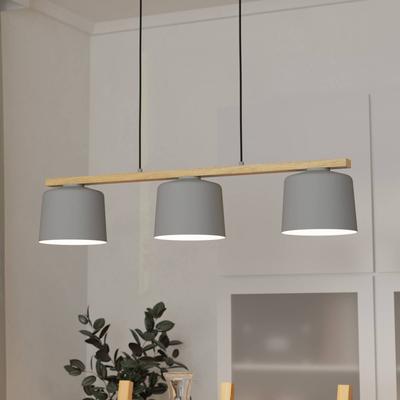 EGLO Hängelampe Mariel, dimmbar, alu / grau / zink, für Wohn- / Esszimmer, Metall, Skandinavisch, Pendelleuchte Image