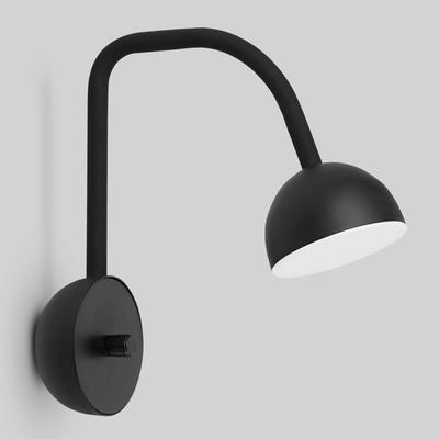 Northern Design Wandlampe Blush, dimmbar, schwarz, für Wohn- / Esszimmer, Metall, Design, Wandleuchte, Wandlampe Innen Image