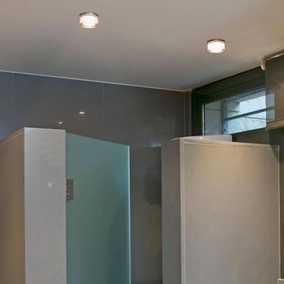 FARO BARCELONA LED-Einbauleuchte Ebba für das Badezimmer, weiß / opal, für Badezimmer, Kunststoff, Modern Image