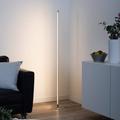JUST LIGHT. GmbH LED Stehlampe Bella, dimmbar, alu / grau / zink, für Wohn- / Esszimmer, Aluminium, Modern, LED Stehlampe