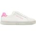 White & Pink Palm One Sneakers