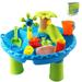 Water Sand Table Outdoor Toys Summer Shower Toy for Beach Play Table 22pcs Sandbox Toy for Sensory Outdoor Toddler Activity Water Toy Sand Toy Set Luxurious Kids Birthday Gift