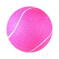 OUNONA 8-inch Giant Inflatable Tennis Flannel Ball Kids Educational Playing Toys Parents-children Interaction Toys Ball for Home Indoor Outdoor (Pink)