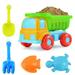 rygai 5Pcs/Set Kids Beach Truck Shovel Rake Animal Molds Kit Garden Sandpit Pool Toy Random Color