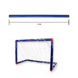 soccer goal net 1 Set Outdoor DIY Football Plaything Kit Soccer Goal Net Football Assemble Tube Accessorie Inflator for Kids Outdoor Training Game Toy (Blue 90CM Height)