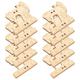 Painting Toy Handmade Graffiti Chip Sewing Machine Wood Chips Manual Blank Wooden 10 Pcs