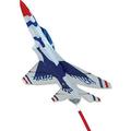 Premier Kites 3D Jet Kite F16 Thunderbird Design | Easy to Assemble and Easy to Fly 3D Kite | an Enjoyable Kite for Adults and a Thrilling Kite for Kids | Great 3D Kite for The Beach or Park