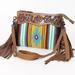 AD American Darling ADBGZ183T Cross Body Ii Hand Tooled Saddle Blanket Genuine Leather Women Bag Western Handbag Purse