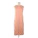 Madewell Casual Dress - Shift: Pink Solid Dresses - Women's Size Medium