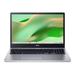 Acer Chromebook 315 CB315-5H - Intel N-series - N100 / up to 3.4 GHz - Chrome OS - UHD Graphics - 4 GB RAM - 128 GB eMMC - 15.6 IPS 1920 x 1080 (Full HD) - 802.11a/b/g/n/ac/ax (Wi-Fi 6E) - sparkly silver - kbd: US