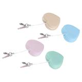 4Pcs Screen Wipe Portable Lens Cleaning Wipe Lens Screen Cleaning Tool Heart Shaped Screen Wipe