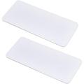 2pcs Felt Bag Base Shaper 12x5.16 White Rectangle Felt Bag Bottom Handbag Base Shaper Insert Bag Bottom for Crossbody Bag Handbag Leather Bag Backpack Cosmetic Travel Bag 6mm Thick