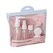 Travel Toiletries Kit 8PCS Portable Leak Proof Refillable Bottles with Toiletry Bag for Liquid Lotion Cream