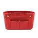 Miyuadkai makeup bag Women s Handbag Organizer Bag Purse Insert Bag MultiPocket Tote Useful Bag home Red One Size