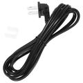 Power Cable Extension Cord Exstenchen Extenstion Tv 2-prong Ac Right Angle Plug Wire