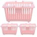 3pcs Small Storage Baskets Toy Baskets Desktop Cosmetics Organizers Sundries Baskets