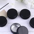 Aluminum jar 20Pcs 30ml Aluminum Jars with Lid Leak-Proof Cosmetics Cream Boxes Black