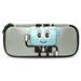 Funny Cartoon Robot Gear Pattern Stylish Leather Toiletry Bag - Durable Travel Organizer for Men and Women - Ideal for Cosmetics Toiletries and More!