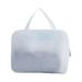 Waterproof Mesh Makeup Bags Zipper Portable Cosmetic Travel Pouches Organizer for Women Girls Ladies (Size L)