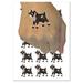 Cute Baby Goat Water Resistant Temporary Tattoo Set Fake Body Art Collection - 15 2 Tattoos (1 Sheet)