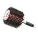 Tourmaline Monster Vent 1 Professional Hair Brush (5â€� Diameter Barrel) - Vented Hairbrush With Nylon Reinforced Boar Hair Bristles Beech Wood Handle With Rubber Grip