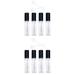 8 Pcs 10ml Perfume Subpackage Bottles Glass Spray Atomizer Refillable Empty Pump Bottles Containers with 2 Pcs Push Nozzle for Women Girls (Black)