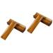 2pcs WINOMO 5PCS Wooden Towel Tray Storage Tray Dish Plate Tea Tray Fruit Trays Cosmetics Jewelry Organizer